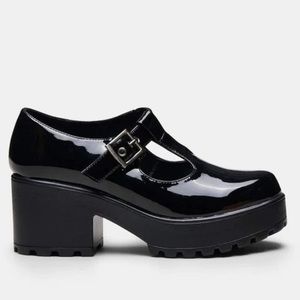 Koi “Sai” vegan patent leather Mary Janes (UK size 8)